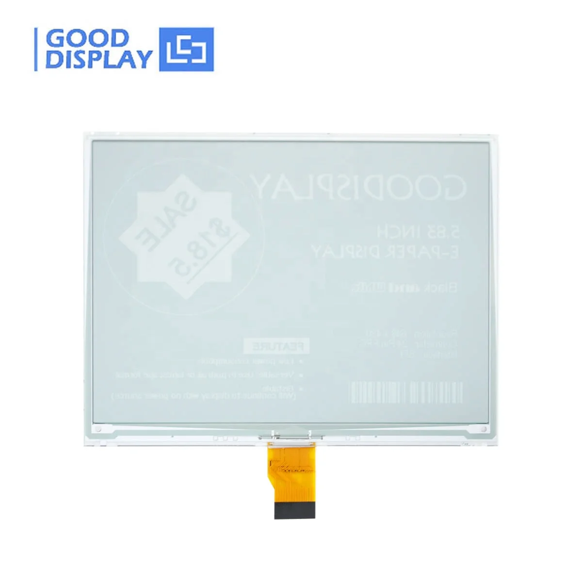 Ebook reader HD e ink 648x480 5.83 inch e-ink big screen