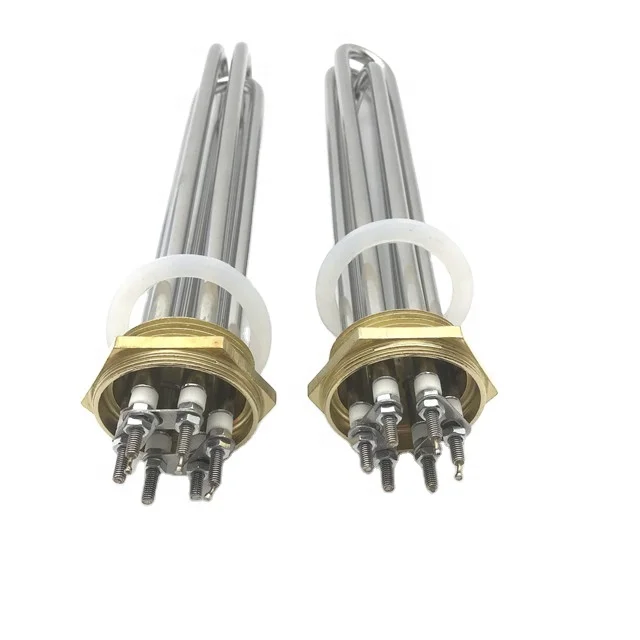 3KW 6KW 9KW 12KW 15KW Boiler Immersion Heaters Water Flange Tubular Heaters