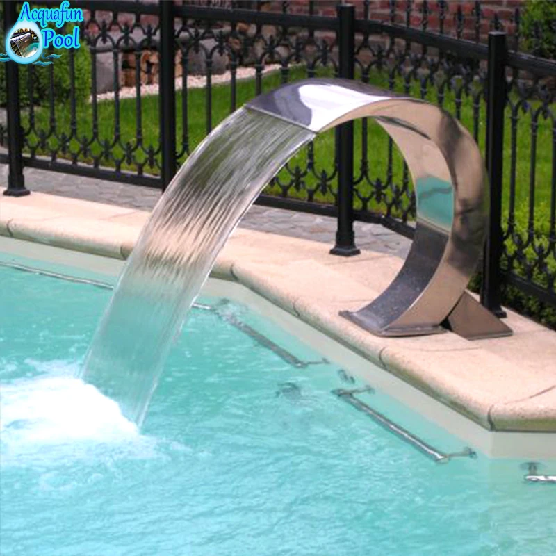 Out Door Waterfall Water Mirror Garden Stainless Steel Pool Fountain