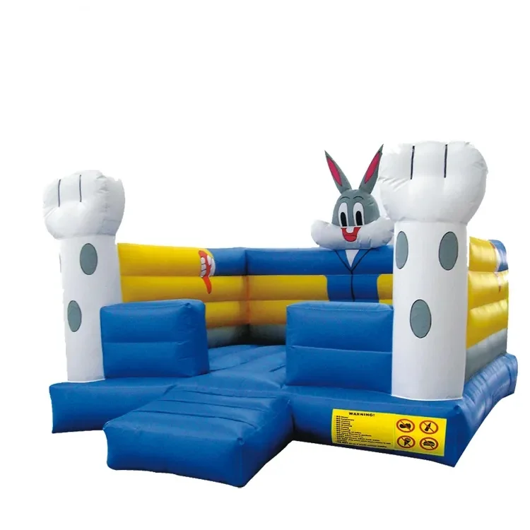 Commercial Quality Bounce Around Custom Cute and funny kids bug bunny bouncy castle for Park