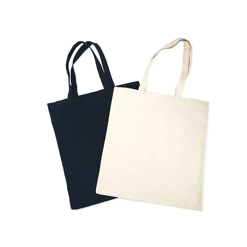 Hot Sale Eco Friendly Reusable Large Capacity Bolsas De Lona Canvas Cotton Shopping Tote Bag With Custom Logo Printed
