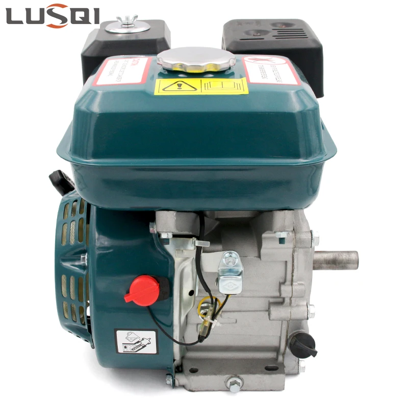 Отличный мощный бензиновый двигатель с принудительным охлаждением 6,5 л.с. с лучшими деталями, широко используемый бензиновый двигатель 6,5 л.с. 152F 196Cc