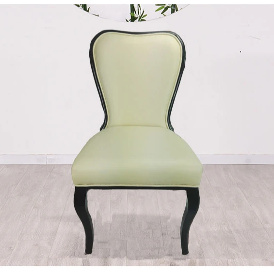 
Custom Home Chair Designer Dining Chair Fashion Furniture Upholstered Leather Nordic Dining Chair 