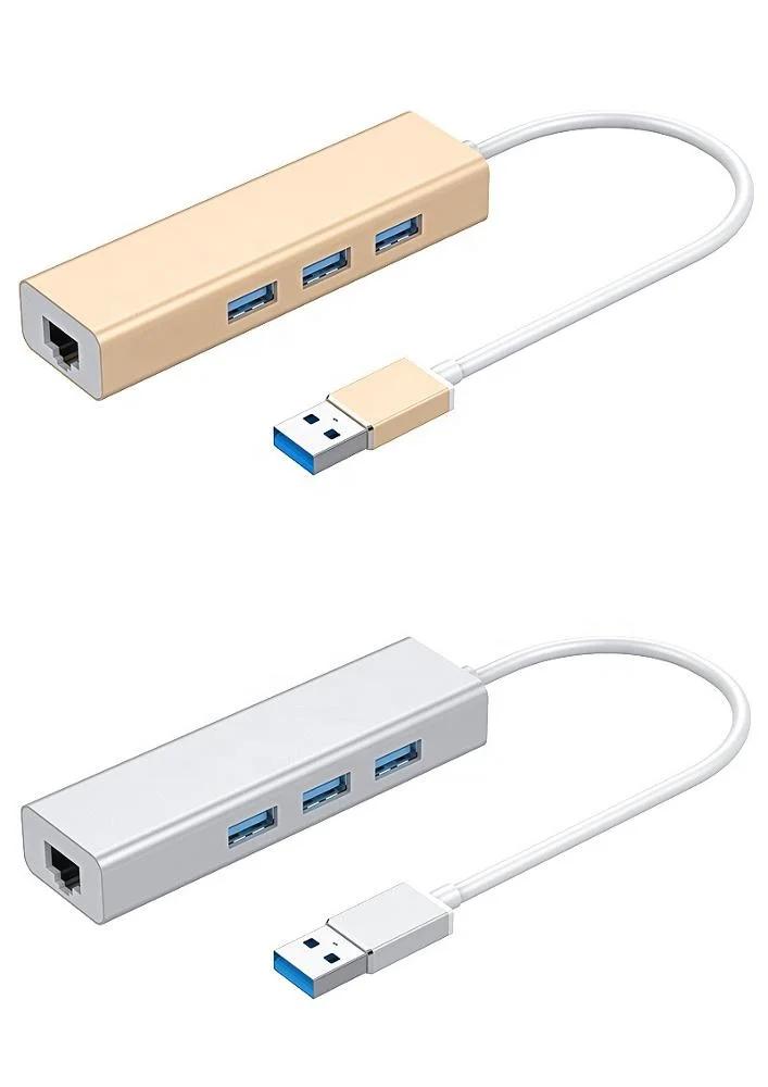 USB 3 0 RJ45 Gigabit Ethernet Сетевая карта с HUB для настольных ПК ноутбуков и т.