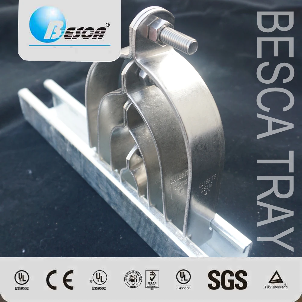 Indoor strut channel Slotted unistrut channel cable tray