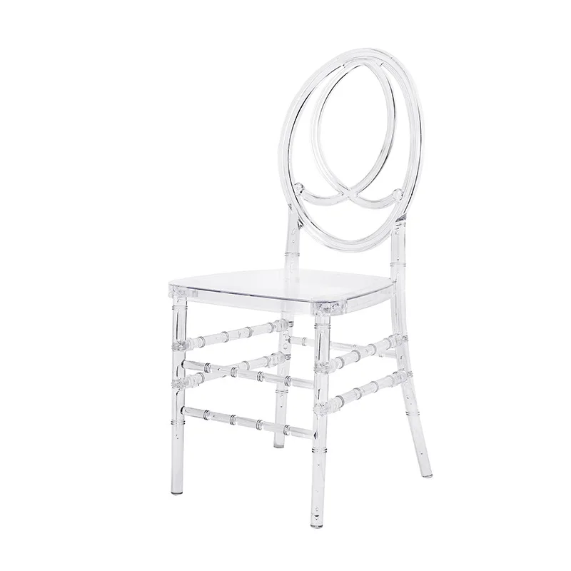 Wholesale Mid Century Victoria Modern Armless Wedding Party Plastic Crystal Acrylic Transparent Clear Ghost Chair For Event