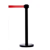 airport construction traffic belt barrier trumpet base queue pole line divider stand barrier bollard post queue