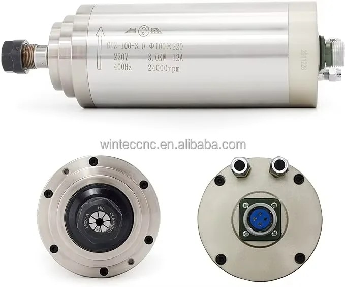 ER11 round spindle motors cnc small bldc motor 500w 57mm spindle motor air cooled