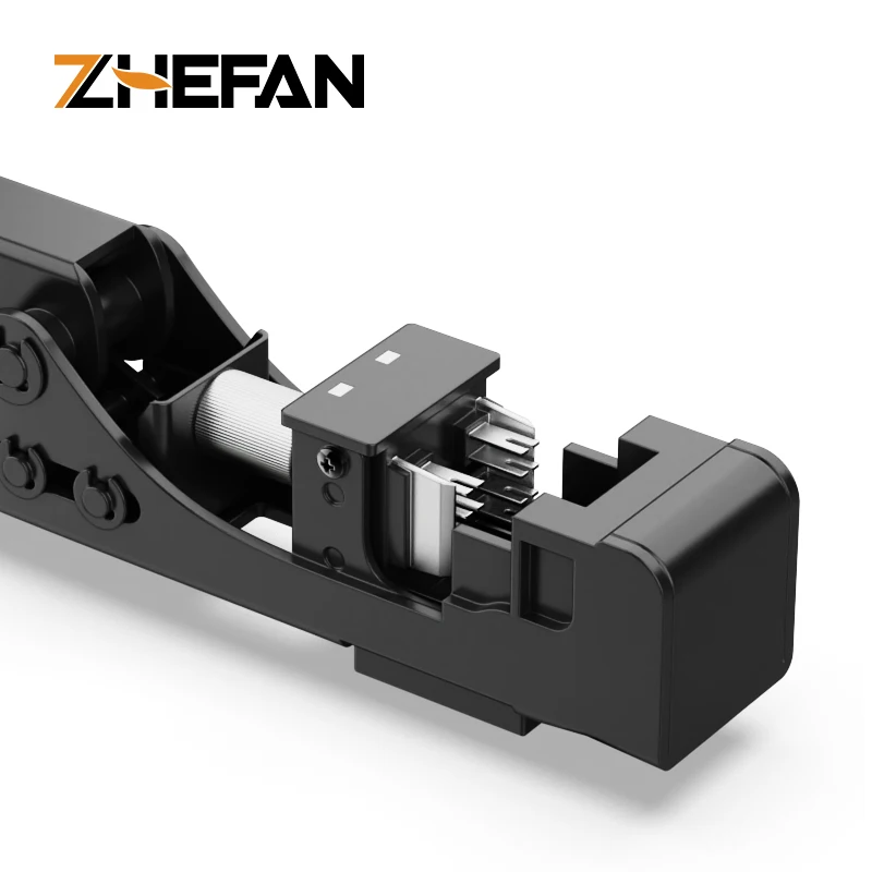 ZHEFAN 90 Degree Rj45 Keystone Jack Crimping Terminal Hand Tools With Ergonomic Handle