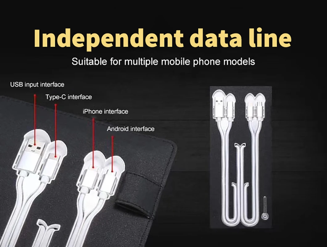 Lork Fingerprint Lock Notebook with 8000mah Power Bank Wireless Charging A5 Digital Agenda Planner Promotion Leather Powerbank