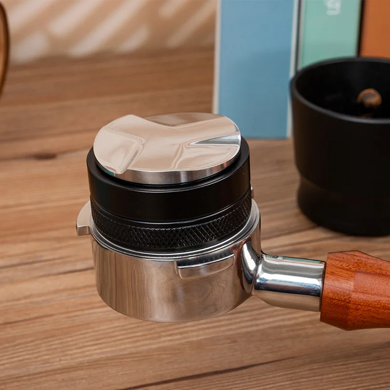 Customized 304 Stainless Steel Both Side Dual Head 51mm 53mm 58mm Coffee Distributor & Tamper