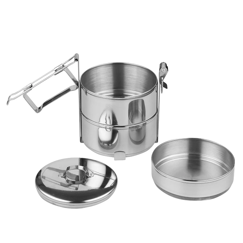 Лидер продаж пищевая банка tiffin bento из нержавеющей стали с двойной стенкой и изоляцией пищевой контейнер сумкой переносной 2