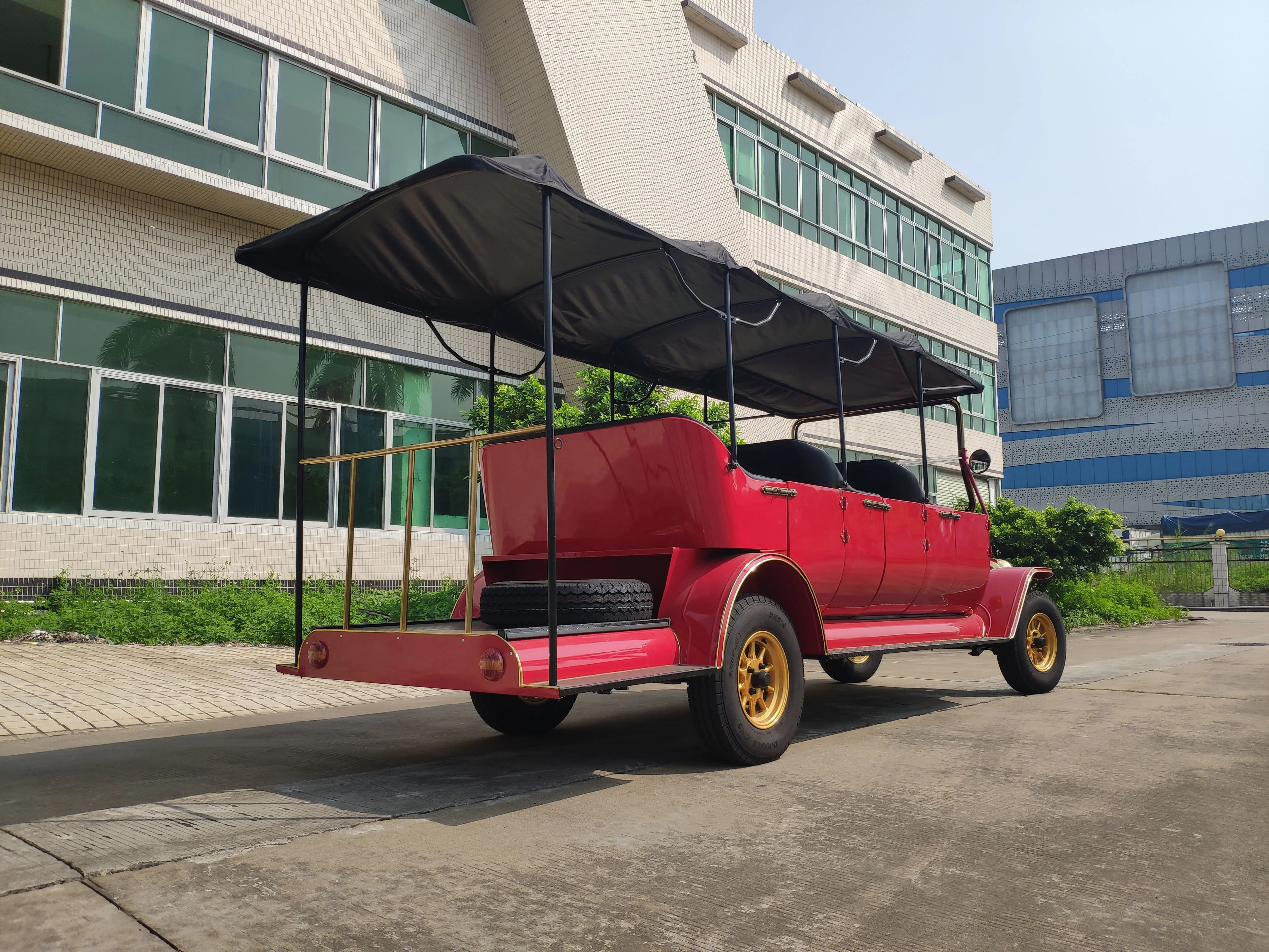 Восемь сидений CS Электрический белый цвет достопримечательность винтажный автомобиль