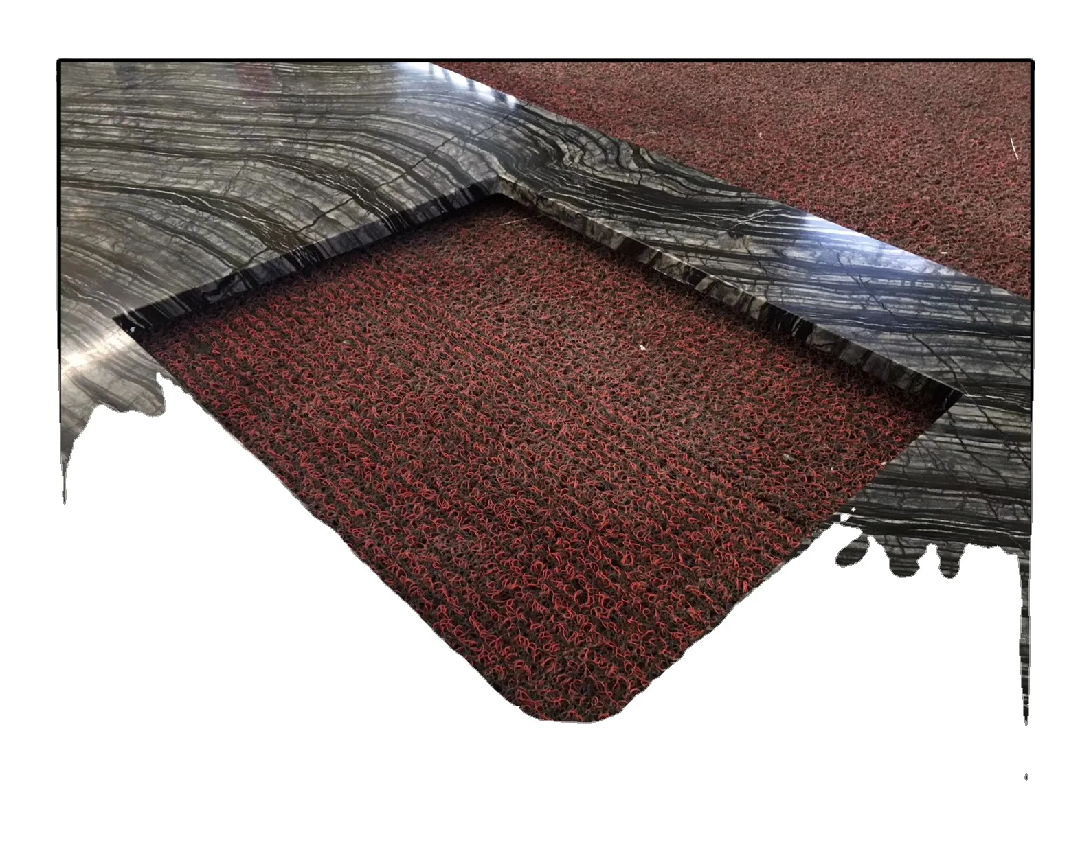 Customized size marble countertop hotel vanity granite top for sell