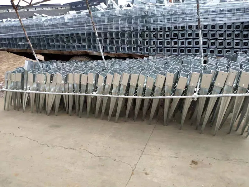 OEM factory supplier galvanized ground earth screw pole anchor