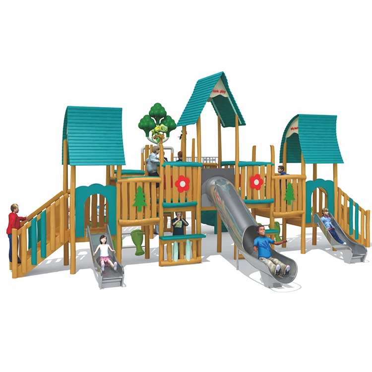 Bettaplay Hot sale kid playground outdoor equipment, commercial playground kids outdoor playground wood