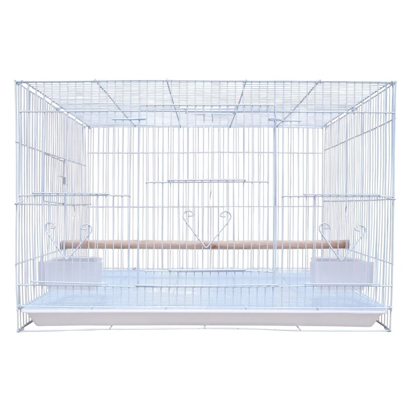60cm Large Metal Bird Parrots Canary Cage with breeding window