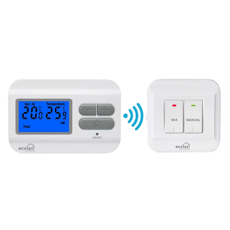Remotely Control 230V Digital Non-programmable Heating Wireless RF Home Smart 868MHz Thermostat for Boilers