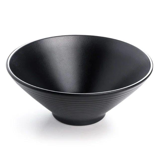LJB008 Factory Price Of 220g Fireproof Nontoxic Round Shape Ramen Large Soup Bowl Large For Hom Restaurant