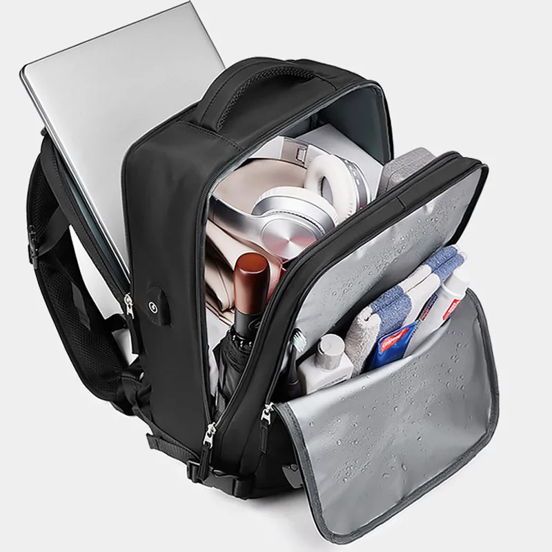 Waterproof Nylon Backpack College School Bag Weekender Laptop Backpack Bag With USB Computer Laptop Backpack Bag