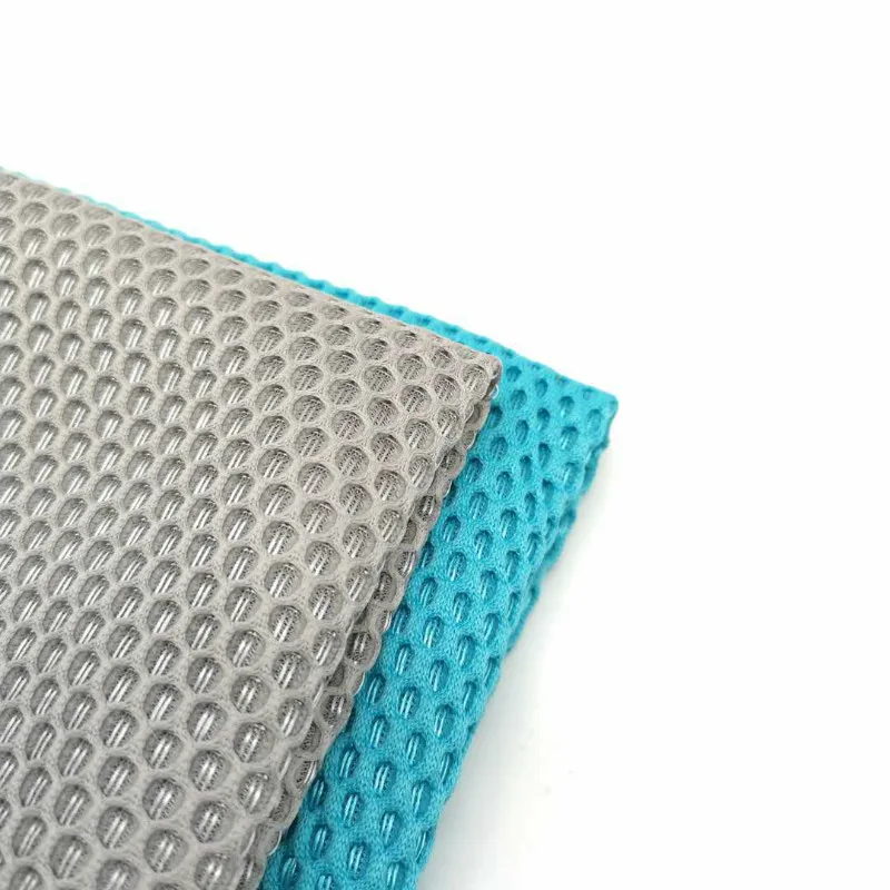 029 3d spacer air mesh fabric with factory price Sandwich spacer 3D air mesh fabric for shoes,office chair