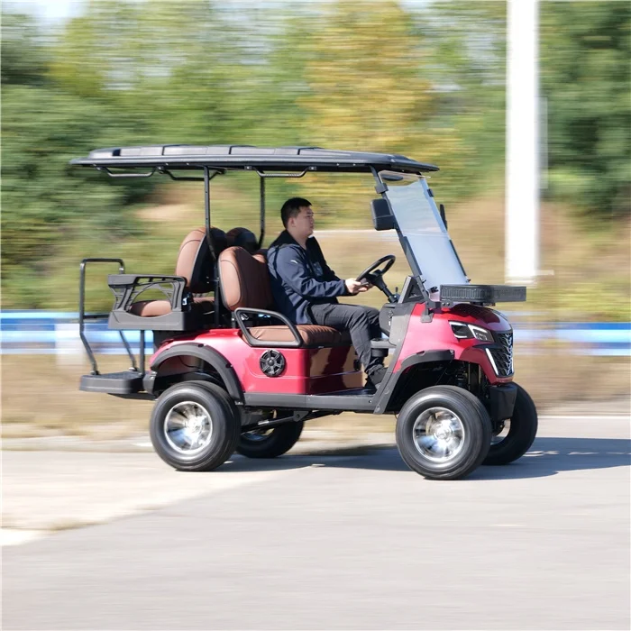 2024 Club Golf Car China Manufacture Golf Cart 6 Seat Sightseeing Scooter Electric Golf Car