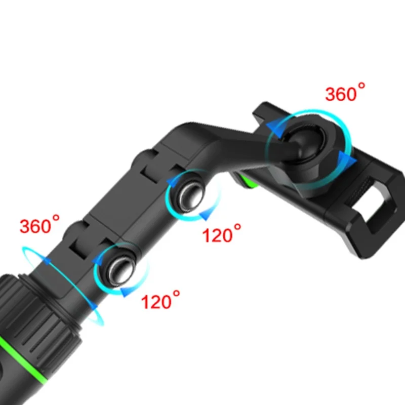 NEW Universal Stand Clip Car Rearview Mirror First-person View Video Shooting Driving Recorder Kitchen Mobile Phone Holder