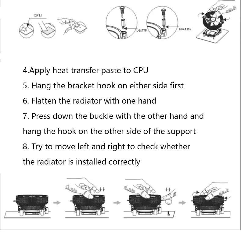 CPU Fan Hydraumatic bearing  For Desktop   -90mm lower noise