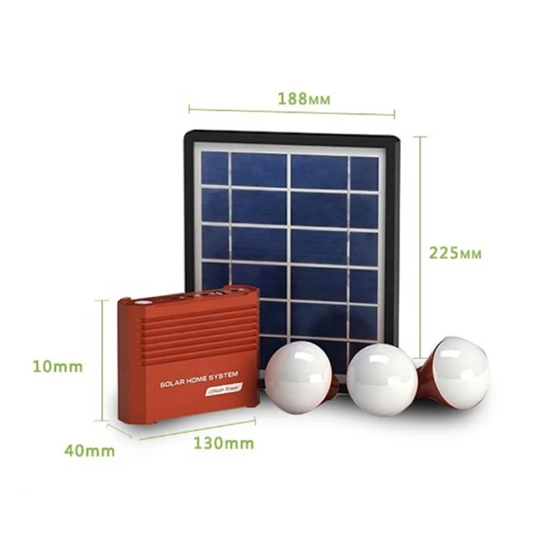 
Normal Specification and Home Application Lithium Energy Storage Systems Battery LED Home Power Solar System 