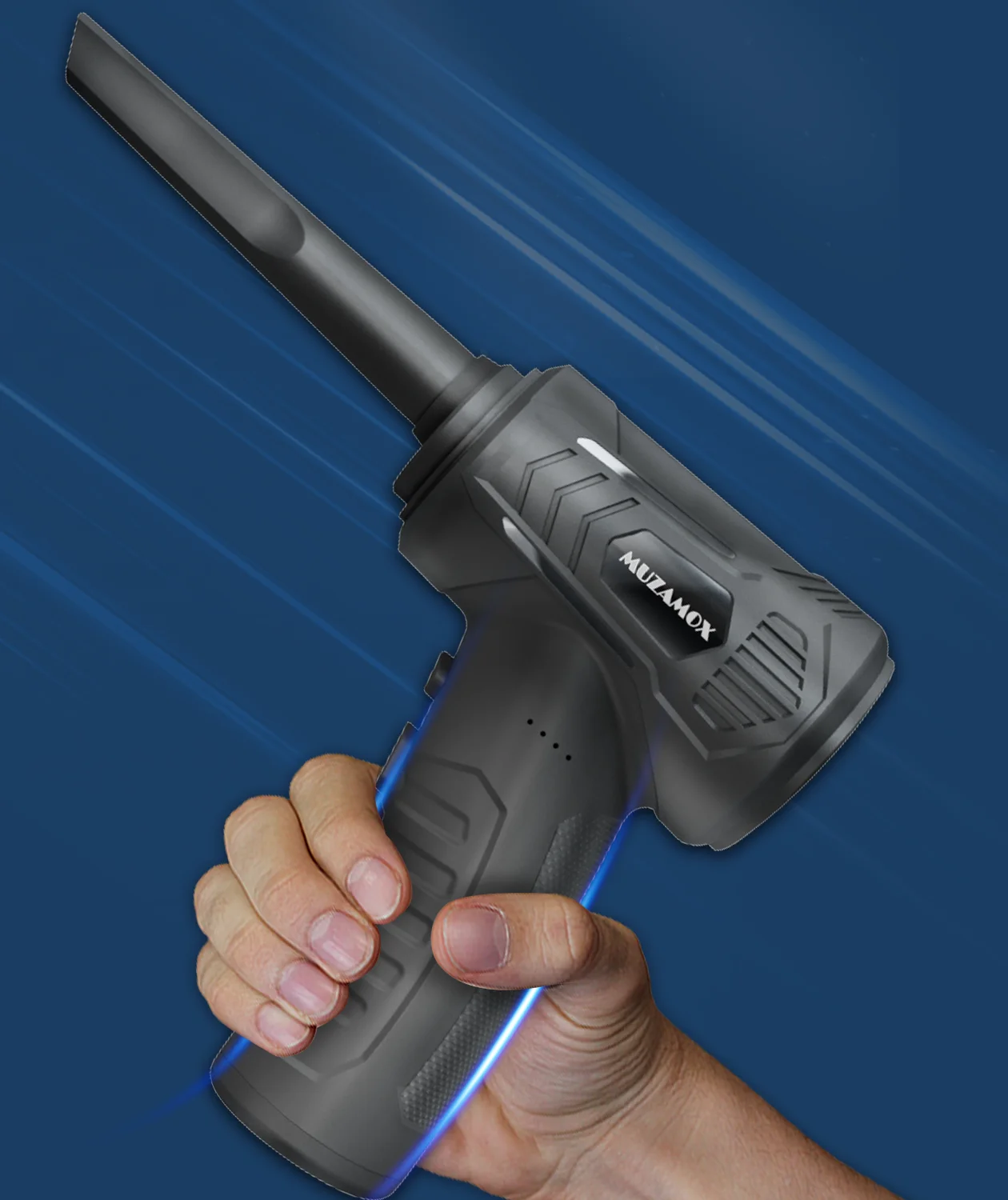 Cordless AIR Duster and vacuum 2 in 1 3 Gear Speed 51000 Rpm, Rechargeable Blower for Computer, Keyboard and Electronics Clean