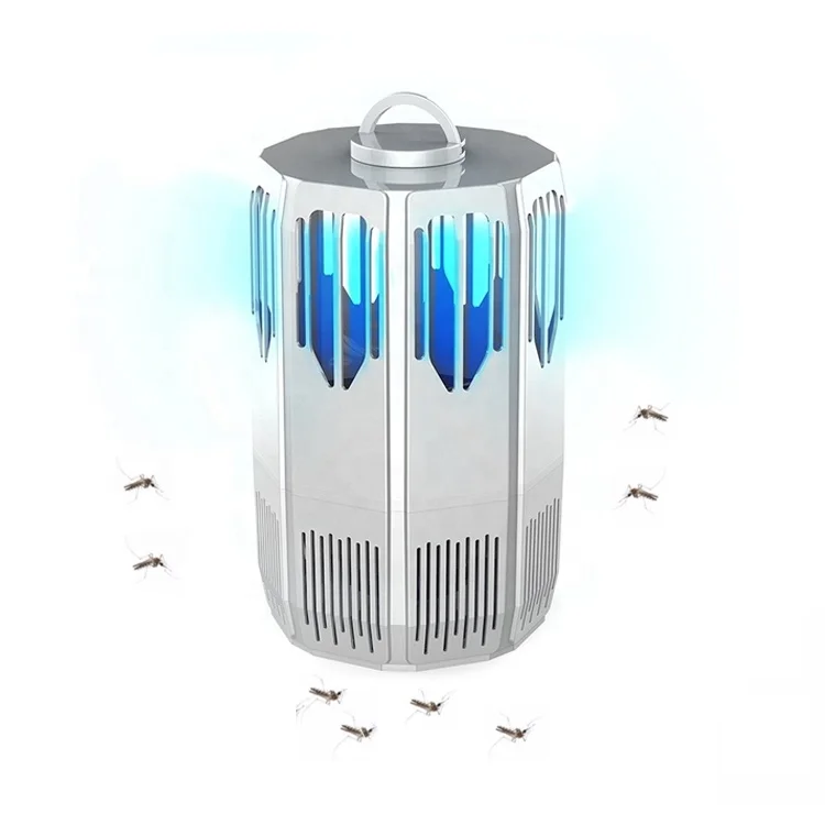 Built in DC 12V asporation fan small usb suction silent portable mosquito killer insect lamp for household