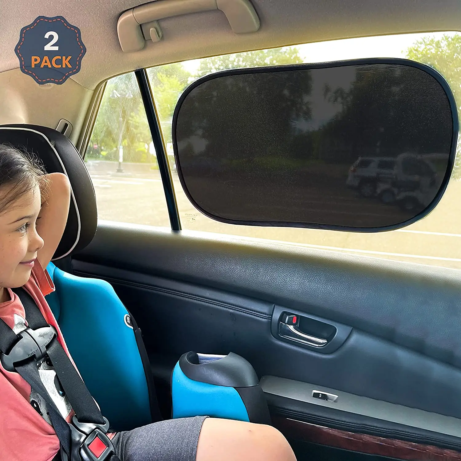 Foldable Universal Car Side Window Clings Sun Shade Baby Protector Auto Window Sunshade