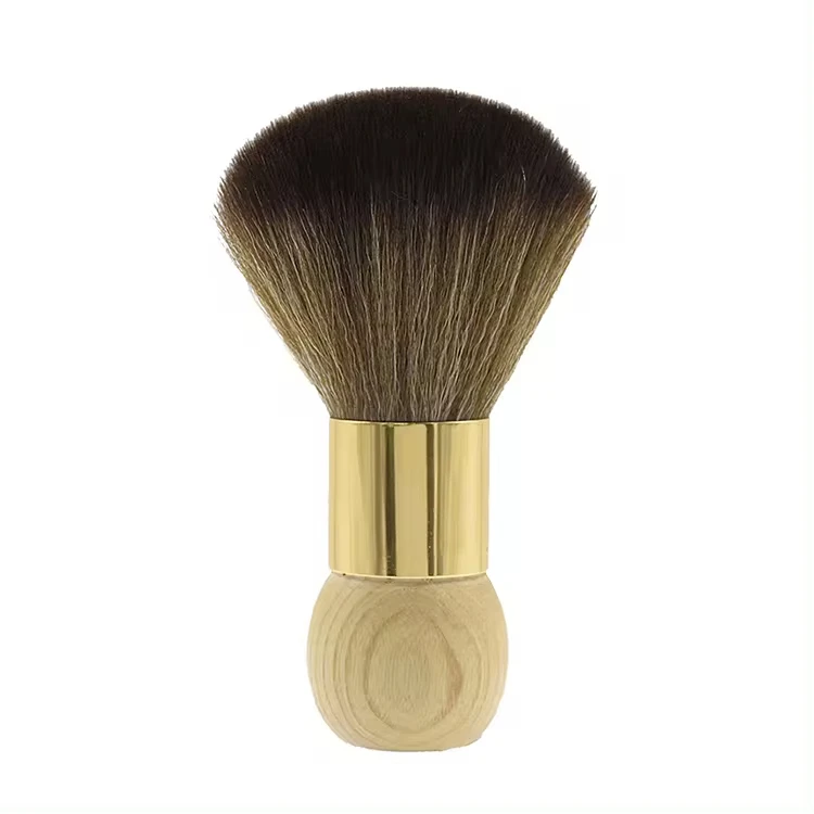 High Quality Private Label Men Barber Tool Wooden Handle Wool Denier Brush Soft Hair Brushes Beard Cleansing Shaving Brush
