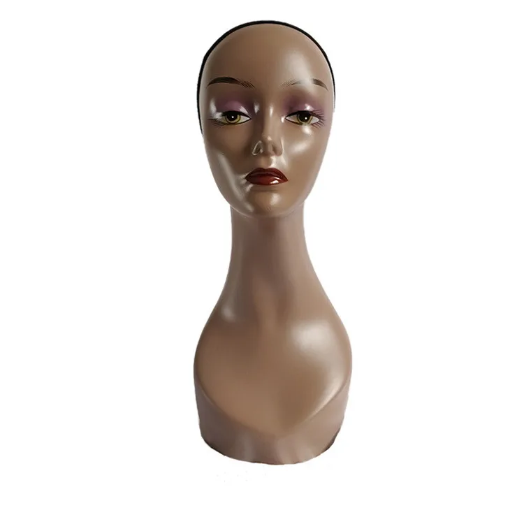 Wholesale New Arrival Pvc Half Shoulder Mannequin Head