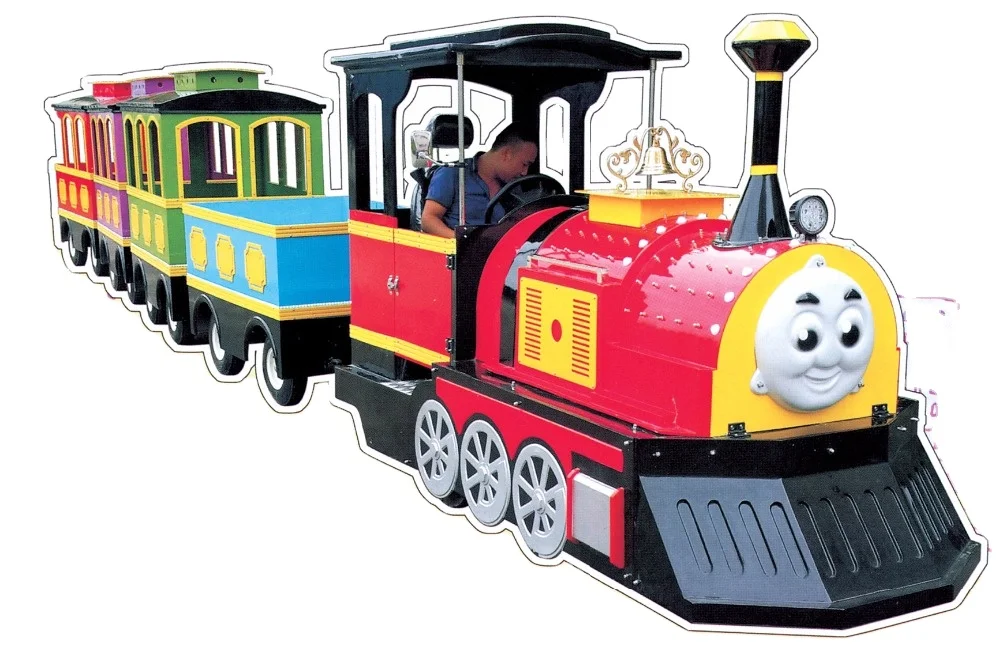 Wholesale Custom Design Amusement Park Kids Rides Toys Track Electric Train For Sale