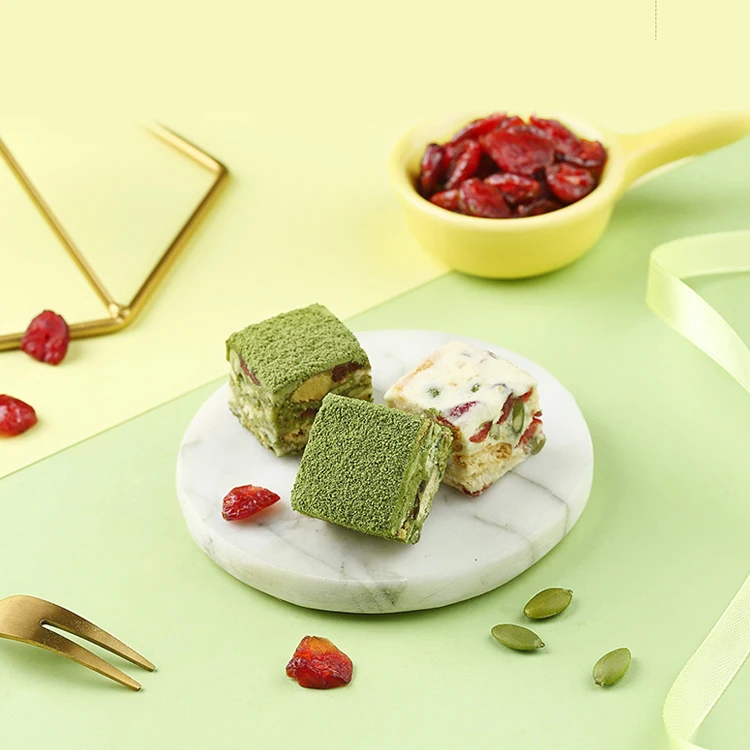 BE CHEERY Snow crisp  cake dessert Matcha leisure snack egg yolk pastry dry nougat