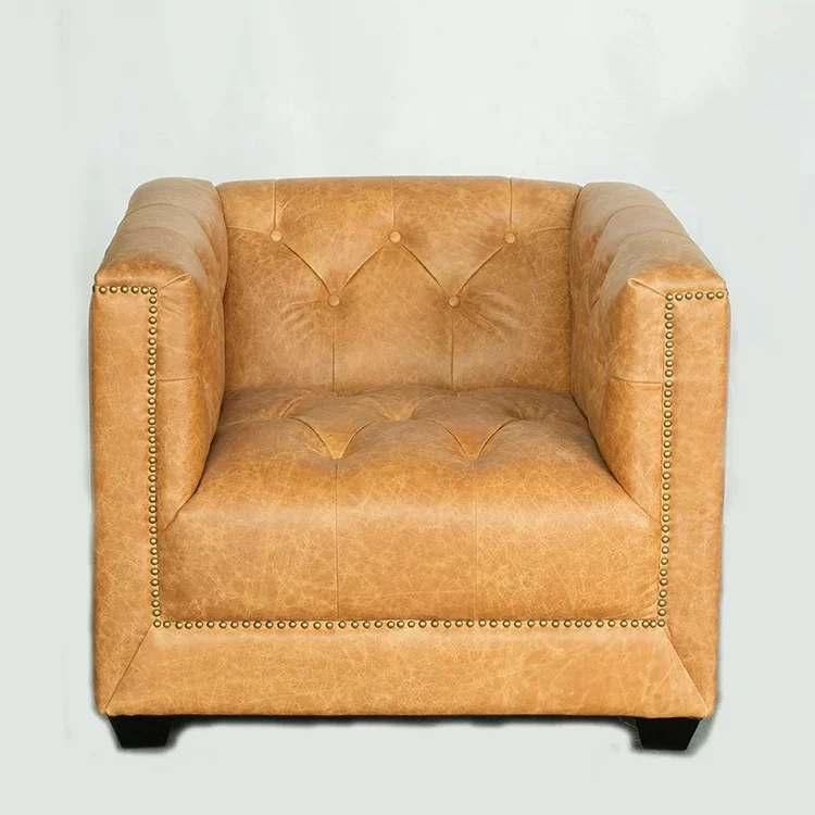 Home furniture Modern solid wood armchair livingroom restaurant fabric singal sofa chair (KS-996-1)