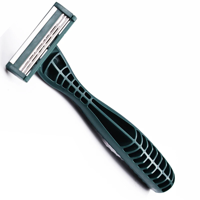 12 Pieces plastic handle disposable razor men shaving razor