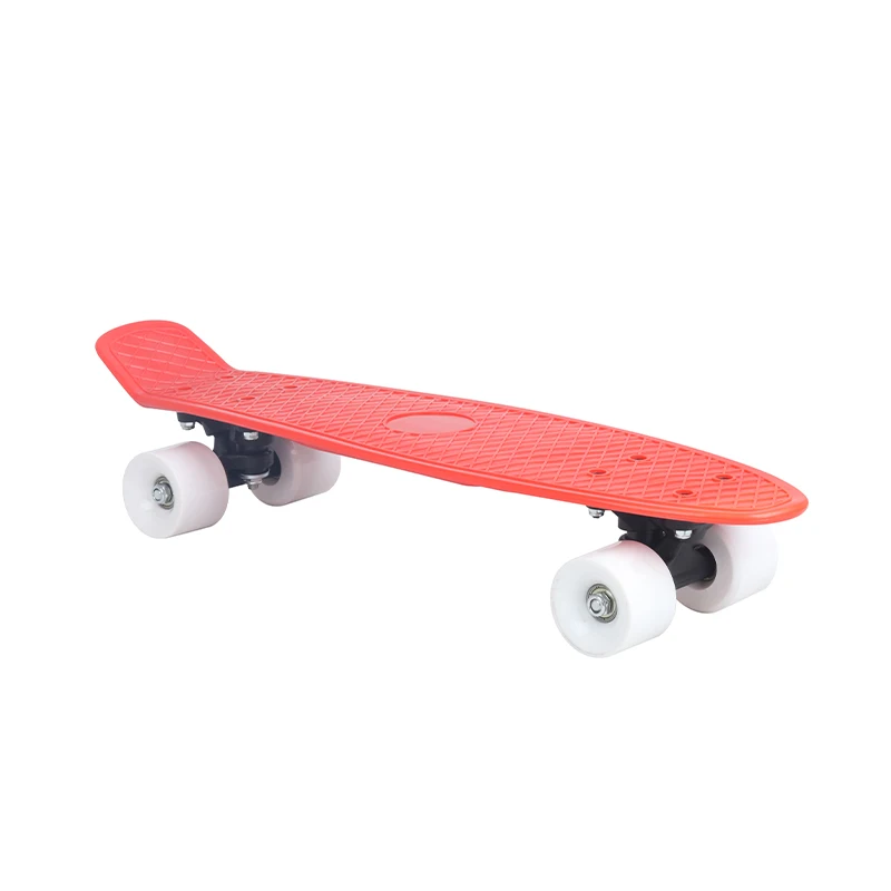 wholesale Mini 22 inch complete blank deck plastic fish board cruiser skateboard with PVC wheel