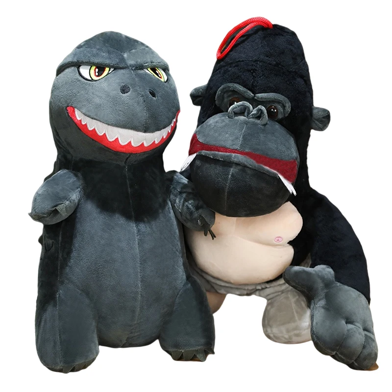 Новый дизайн, плюшевая игрушка Godzilla orang0, игрушка kawaii, мягкий монстр, Godzilla, орангутан, подарок для мальчика