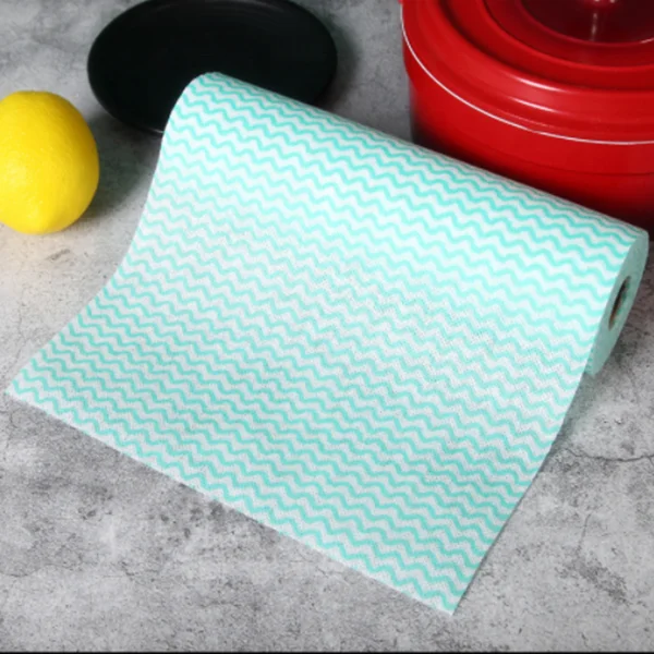 Cleaning Products Customized Disposable  Washcloth Towel Kitchen Dish Cleaning Cloth Roll For Household Cleaning Wipes