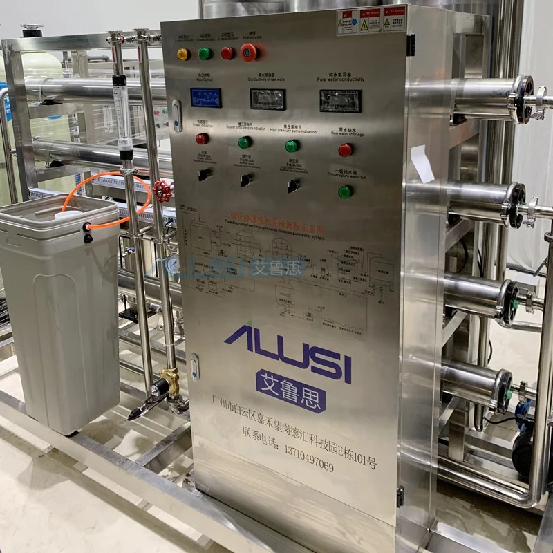 Reverse osmosis water filter system to purify tap-water purification shampoo making water