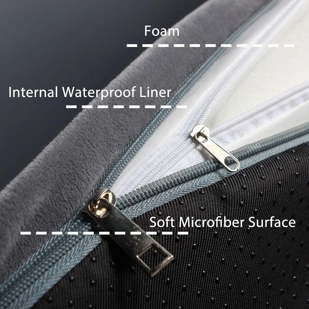 Роскошная ортопедическая кровать с памятью формы для собаки с водонепроницаемой подкладкой и съемным чехлом