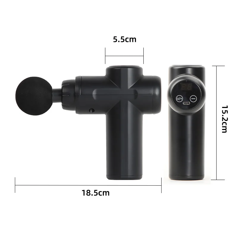 Factory Price Mini Gun Round Shape Deep Muscle Tissue Massage Gun ABS Handheld Relaxation Muscle Body Massage Gun Hand-held