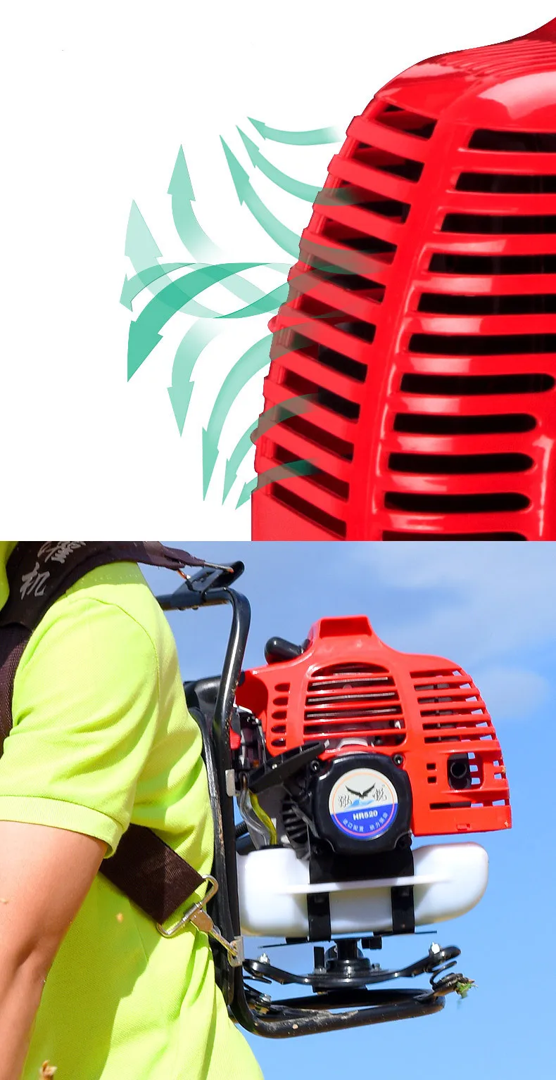 Multifunctional four stroke knapsack gasoline weeding machine wholesale