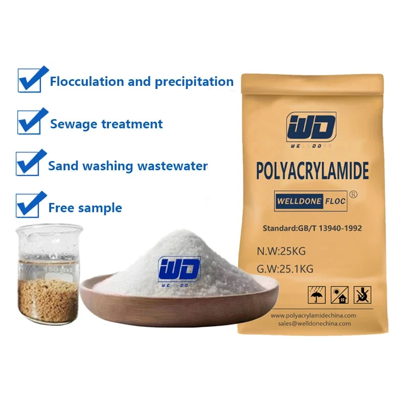 Cationic Polymer Polyacrylamide PHPA Anionic Polyacrylamide Price PAM for Water Treatment Flocculant