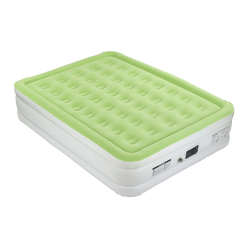Custom Durable  Queen Size Air Mattress Modern Design Inflatable Blow up Air Bed  with Built-in Pump