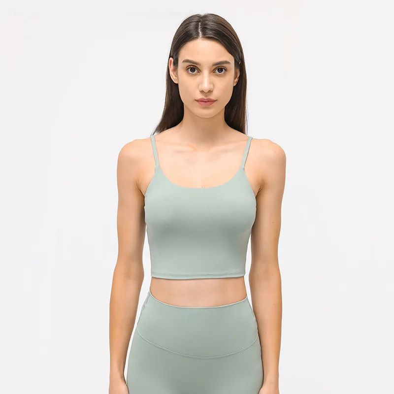 2023 New Yoga Vest with Chest Pad Yoga Clothes