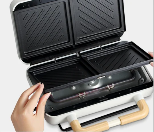 Sandwich Maker Breakfast Toaster Household Multi-functional Small Quadrangle Toaster Earth Toast