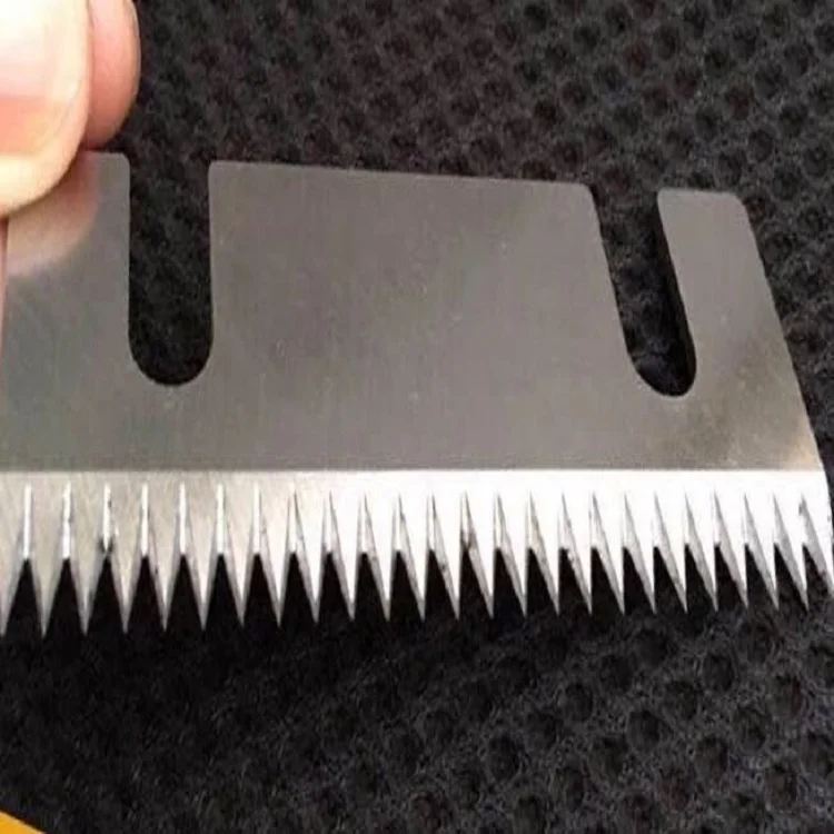 Any customized size serrated blade for pillow packaging machine